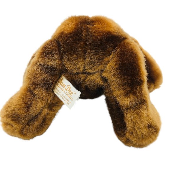 Dan Dee Collector's Choice Brown Teddy Bear Plush 10" Bowtie Ear Hang Tush Tags - Picture 7 of 9